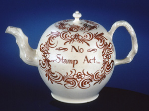 No Stamp Act Teapot