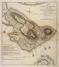 Plan of the Action at Bunker Hill