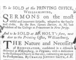 Virginia Gazette, July 4, 1766