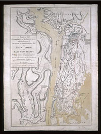 Plan of Howe's Operations in New York