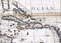 Map of West Indies